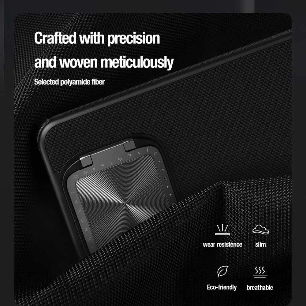 Nillkin Textured Prop Magnetic dėklas skirtas Xiaomi 14 Pro - juodos spalvos