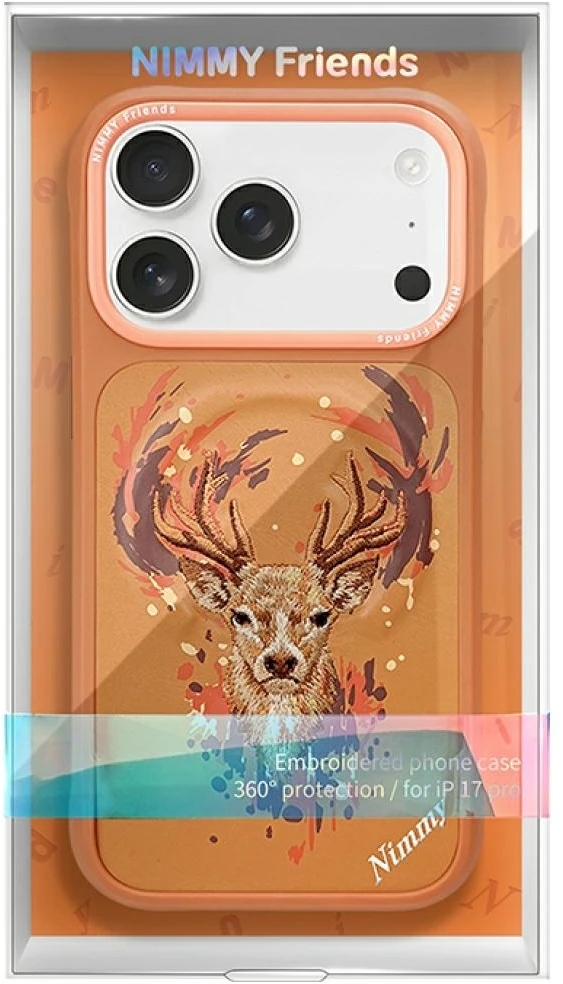 Nimmy Jeleń MagSafe dėklas iPhone 17 Pro - oranžinis