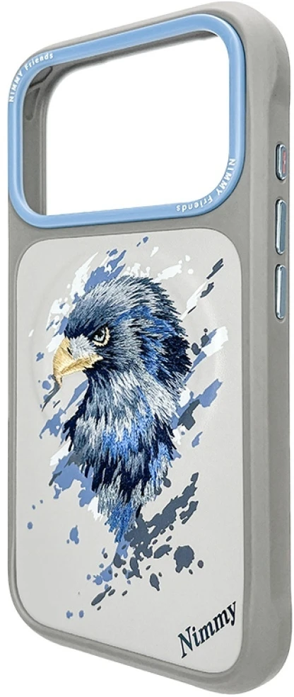 „Nimmy Eagle MagSafe“ dėklas, skirtas „iPhone 17 Pro Max“ – pilkas