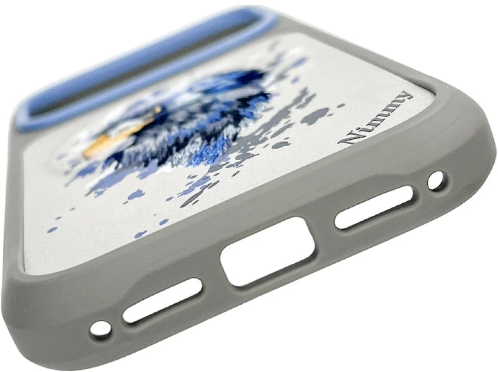 „Nimmy Eagle MagSafe“ dėklas, skirtas „iPhone 17 Pro Max“ – pilkas