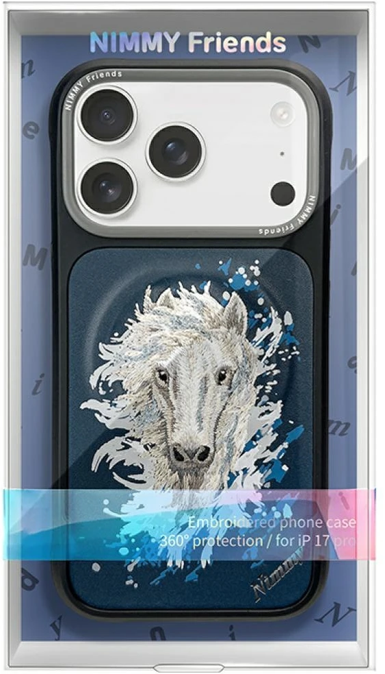 Nimmy Konj MagSafe dėklas, skirtas iPhone 17 Pro - navy mælynas