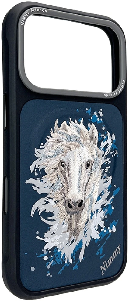 Nimmy Konj MagSafe dėklas, skirtas iPhone 17 Pro - navy mælynas
