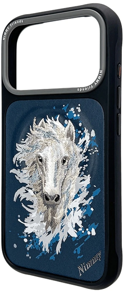 Nimmy Konj MagSafe dėklas, skirtas iPhone 17 Pro - navy mælynas