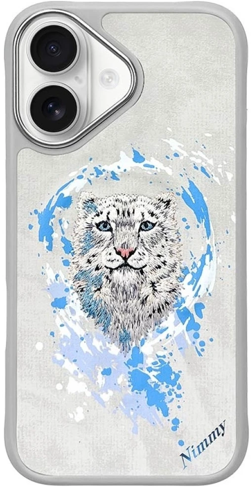 Nimmy Panther MagSafe dėklas Apple iPhone 16 light pilkos spalvos