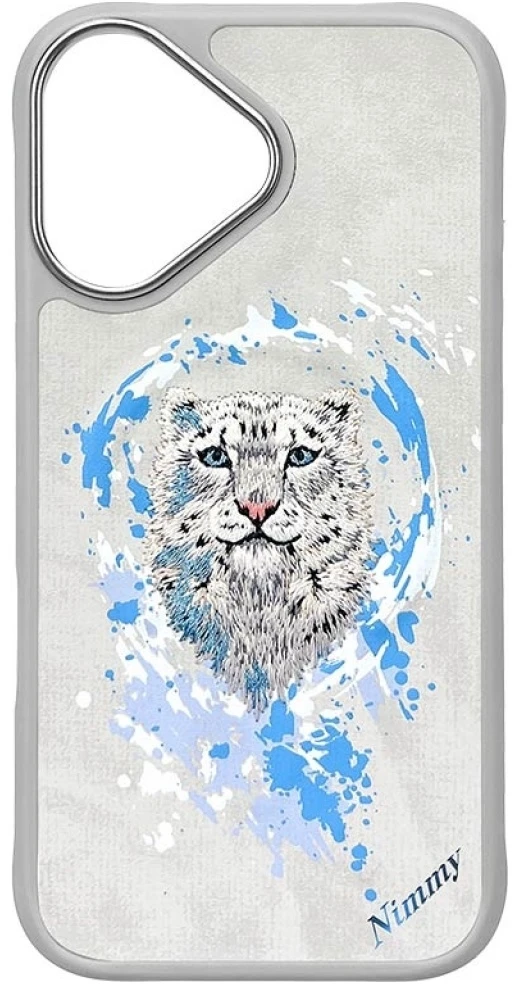 Nimmy Panther MagSafe dėklas Apple iPhone 16 light pilkos spalvos