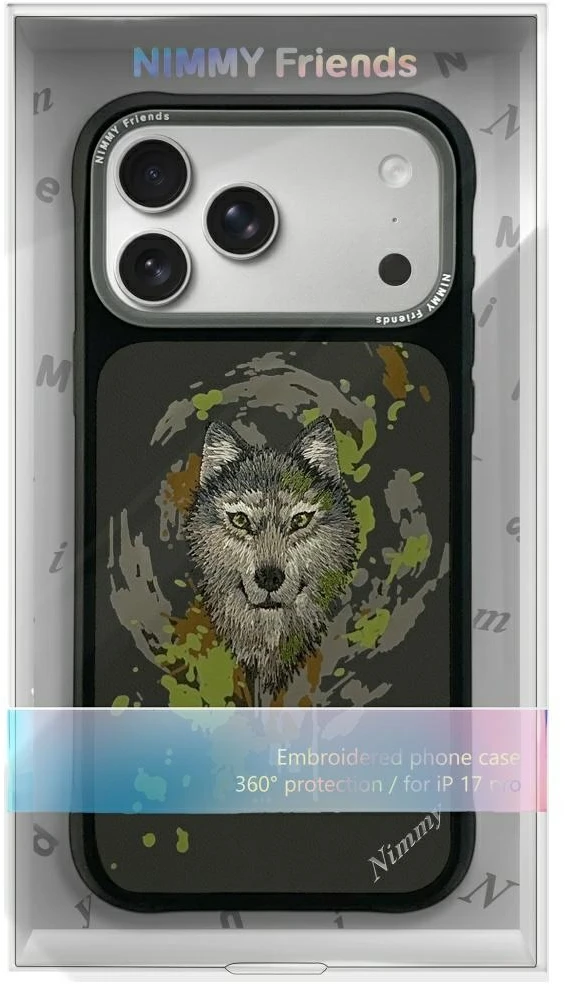 „Nimmy Wilk MagSafe“ dėklas, skirtas „iPhone 17 Pro“ – tamsiai pilkos spalvos
