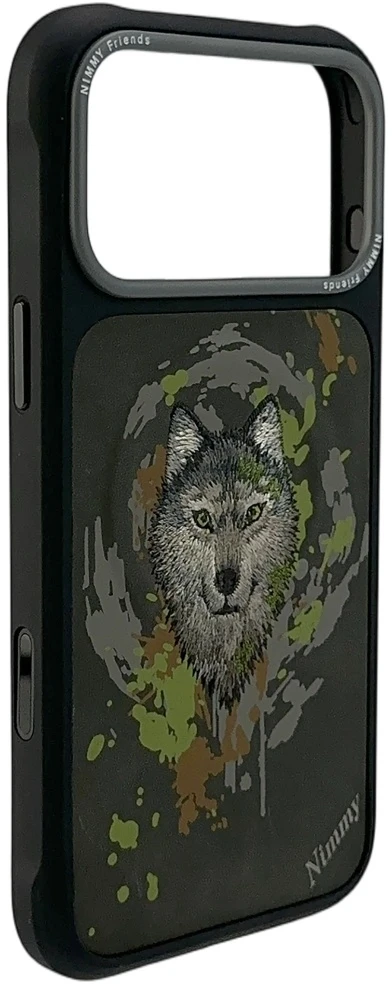„Nimmy Wilk MagSafe“ dėklas, skirtas „iPhone 17 Pro“ – tamsiai pilkos spalvos