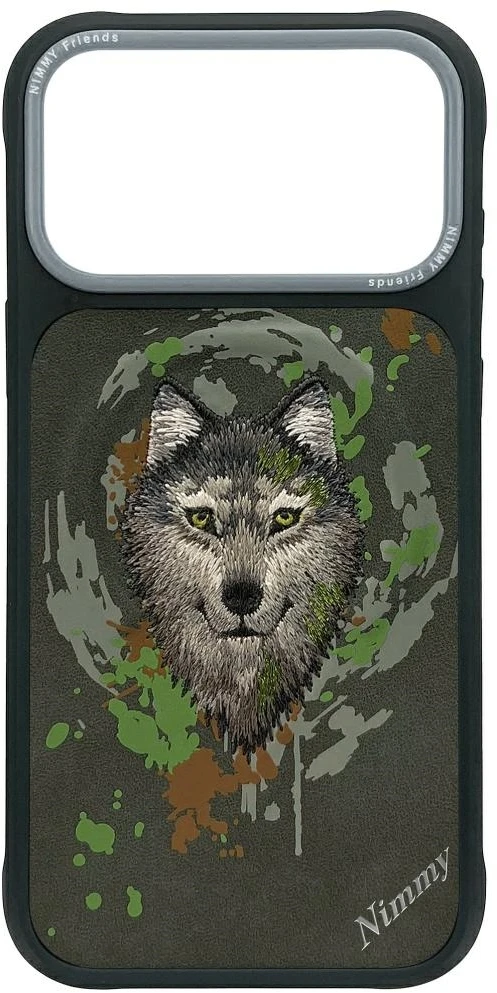 „Nimmy Wilk MagSafe“ dėklas, skirtas „iPhone 17 Pro“ – tamsiai pilkos spalvos
