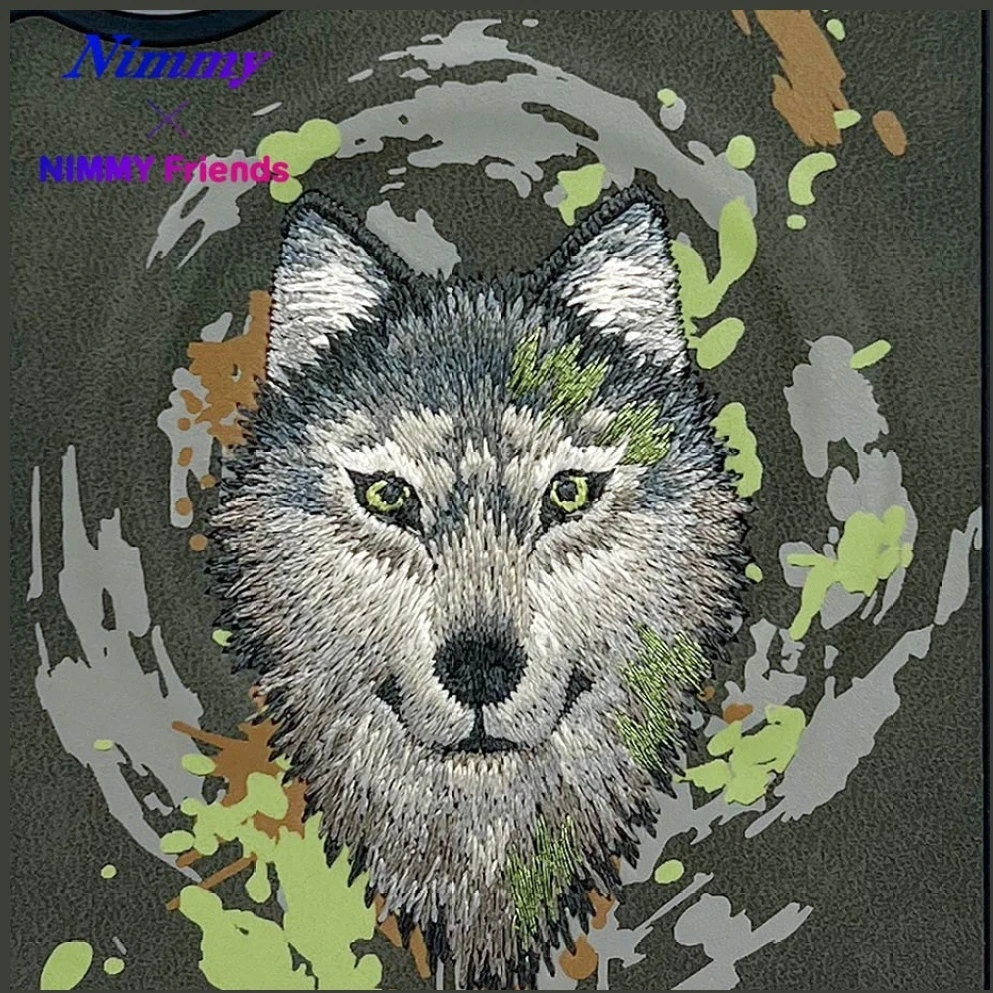 Nimmy Wolf MagSafe dėklas Apple iPhone 16 pilkos spalvos