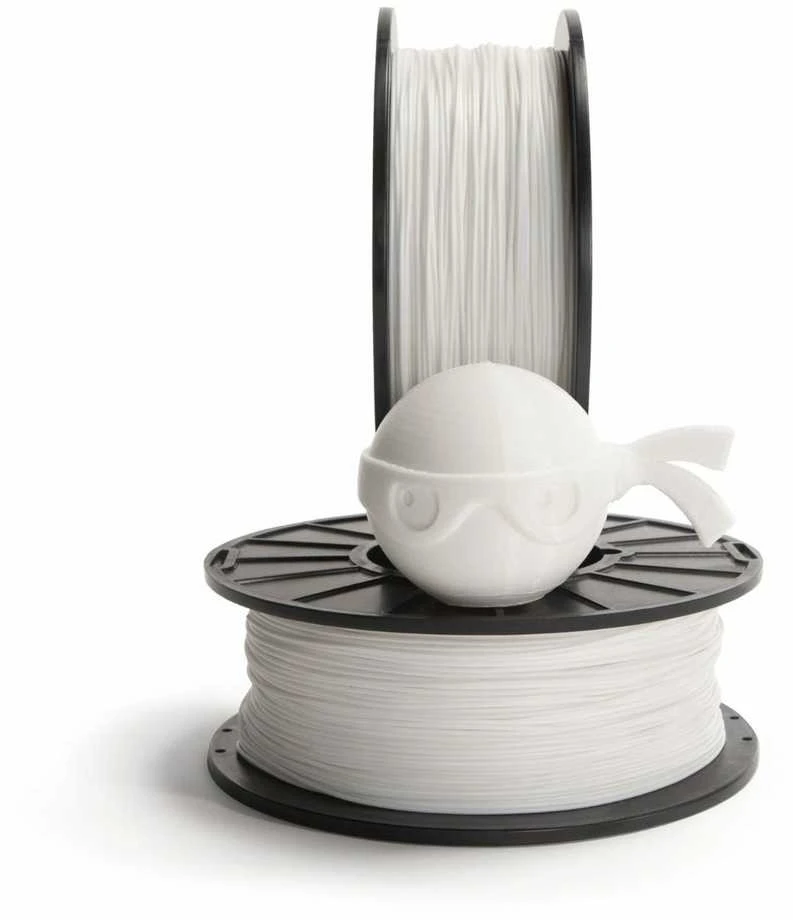 NinjaFlex Edge sniego baltumo siūlas su 3D atspaudu