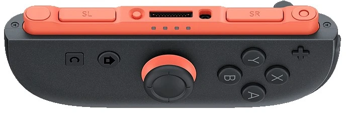 Nintendo 10015101 žaidimų valdiklis Juoda, Raudona „Bluetooth“ Vairalazdė Analoginis / skaitmeninis „Nintendo Switch 2“