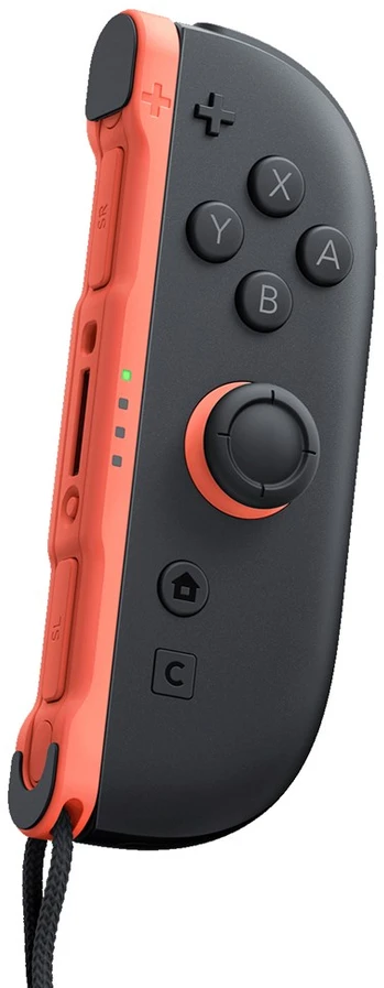 Nintendo 10015101 žaidimų valdiklis Juoda, Raudona „Bluetooth“ Vairalazdė Analoginis / skaitmeninis „Nintendo Switch 2“
