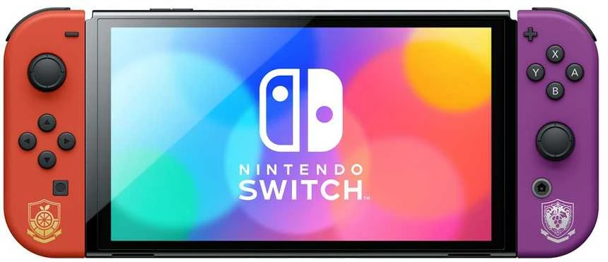 Nešiojama žaidimų konsolė „Nintendo Switch Oled Pokémon Scarlet & Violet Edition“, 17,8 cm (7 colio), 64 GB, jutiklinis ekranas, „Wi-Fi“, daugiaspalvė
