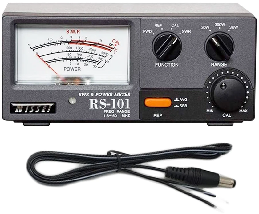 Nissei RS-101 SWR 1,6-60 MHz vatmetras 3W-3KW PNI reflektometras