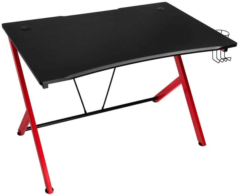 Žaidimų stalas Nitro Concepts D12 Gaming Desk, Juoda-raudona