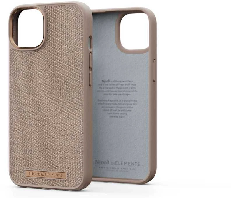 Njord „Just” dėklas skirtas iPhone 14 Pro max, rožinės spalvos Sand