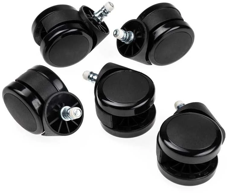 „noblechairs“ kietų grindų ratukai V2, 60 mm, su automatinio fiksavimo funkcija