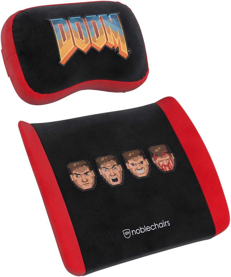 „noblechairs“ atminties putų pagalvių komplektas – „DOOM Retro Edition“