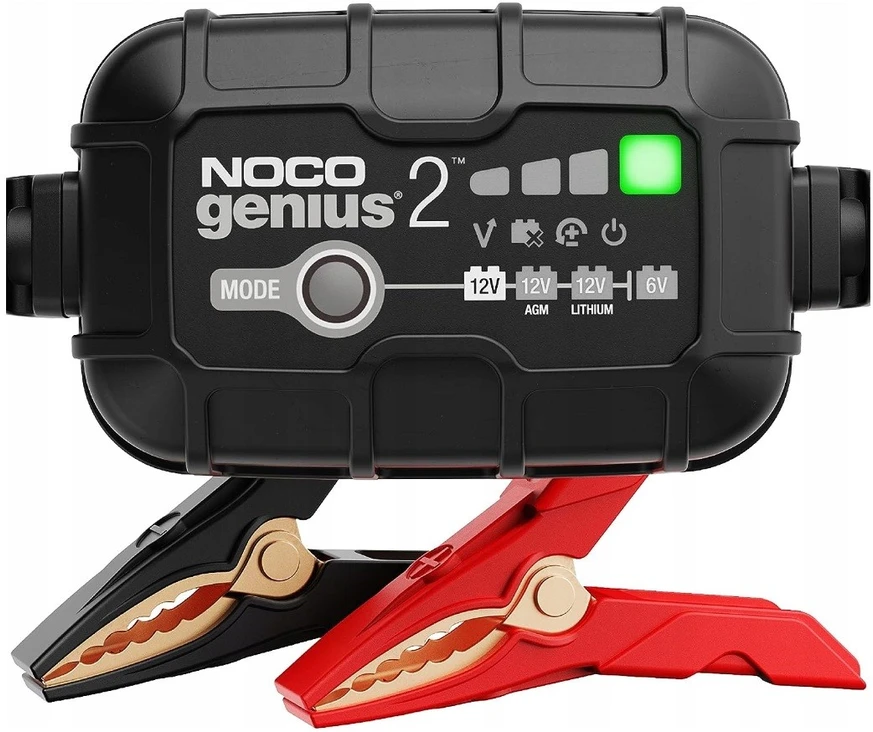 NOCO GENIUS2EU 2A akumuliatoriaus įkroviklis 6V ir 12V, palaikytojas ir desulfatorius