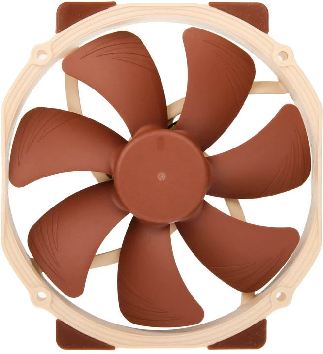 Noctua NF-A15 PWM computer cooling system Kompiuterio dėklas Fan 14 cm