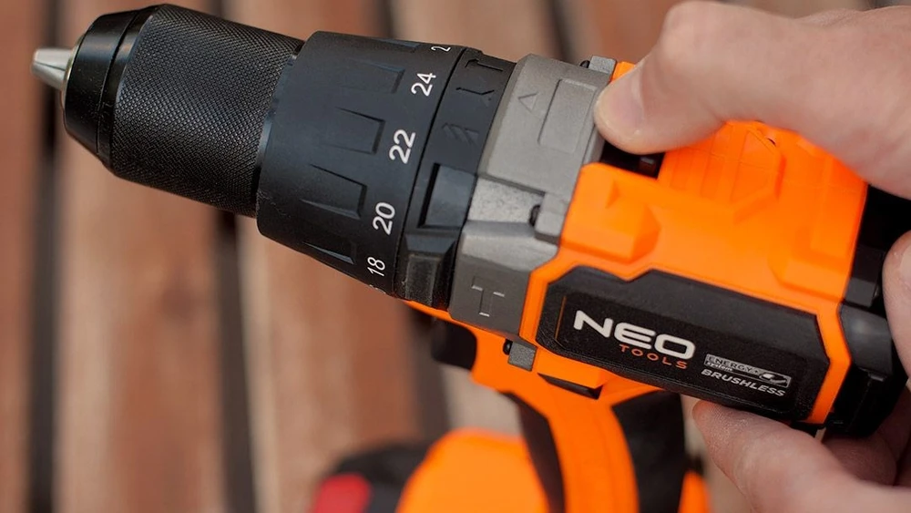 Neo Tools Wiertarko Wkretarka Bešepetis gręžtuvas-suktuvas su 100 Nm smūginiu sukimo momentu „Energy+ 18V“, be akumuliatoriaus