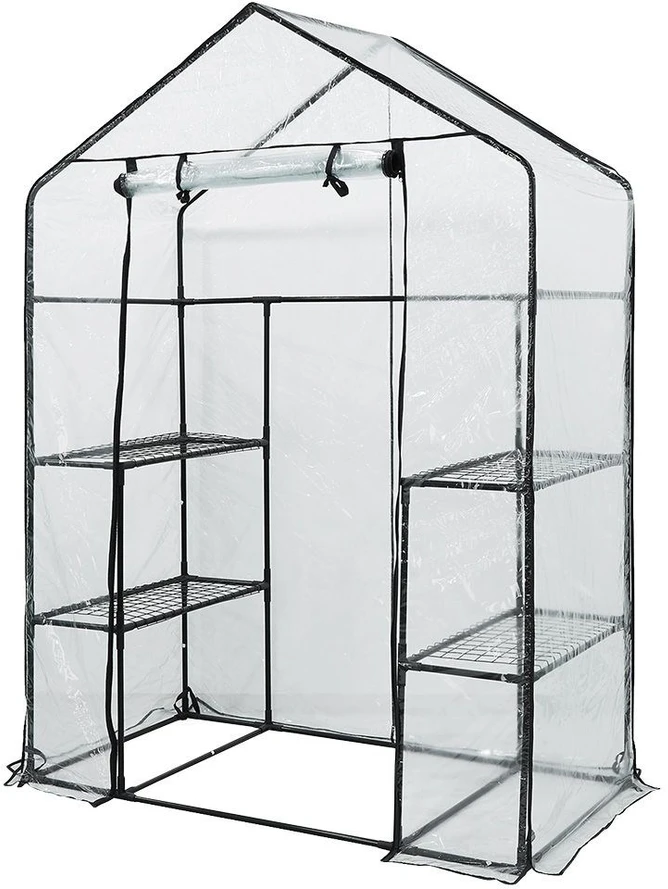 Neo Tools Szklarnia Šiltnamis 143 x 73 x 195 cm, PVC folija, metalinė konstrukcija