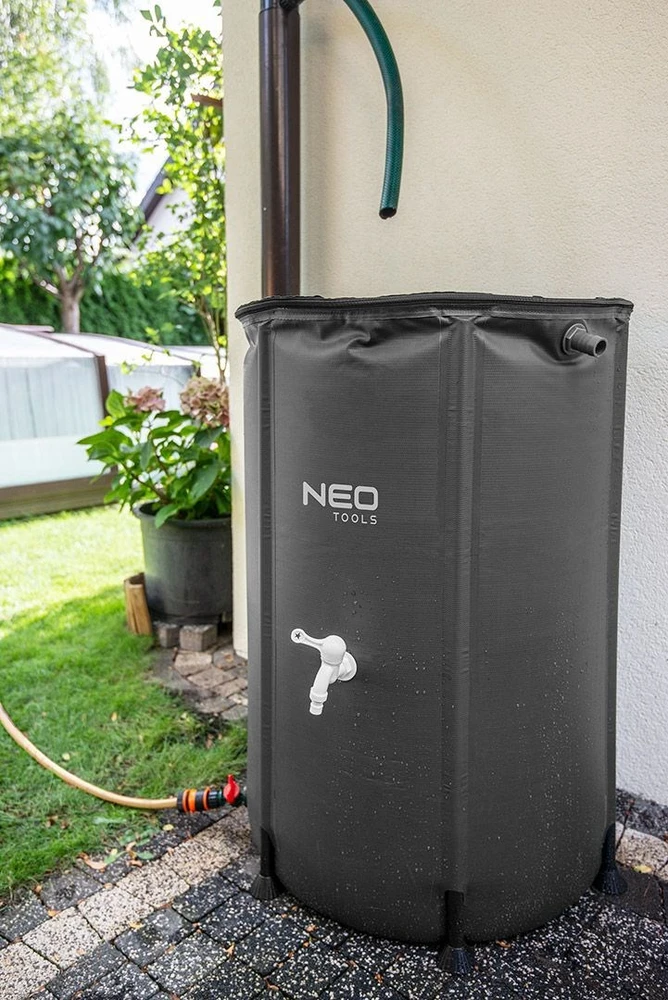 Neo Tools Składany Sulankstomas lietaus vandens bakas, 250 l, PVC