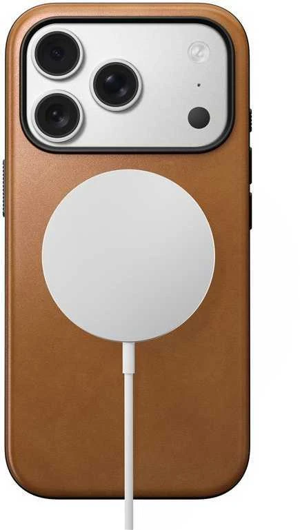 Dėklas Nomad Modern Odinis dėklas, english tan - iPhone 17 Pro