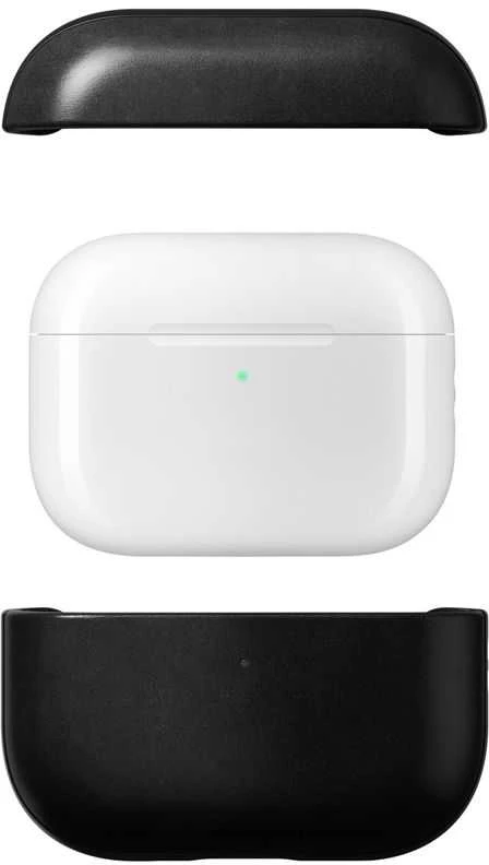 Nomad Modern Leather dėklas, juodas (Horween) - Airpods Pro 3