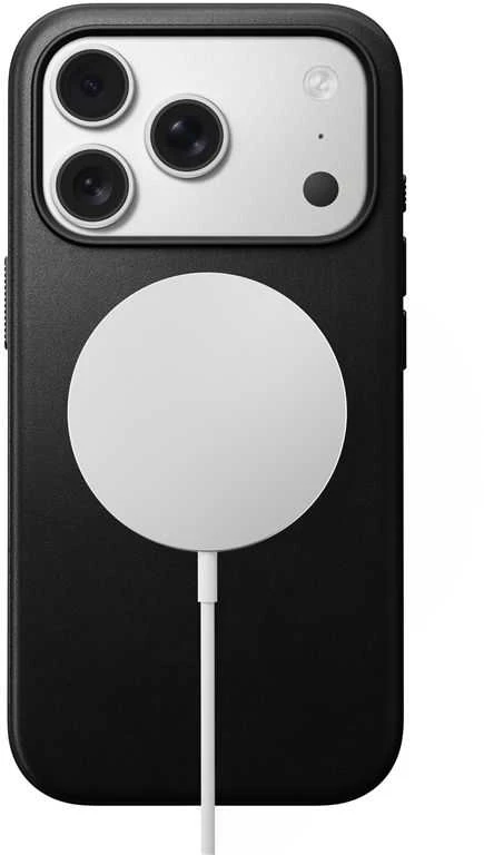 Dėklas Nomad Modern Odinis dėklas, juodas - iPhone 17 Pro