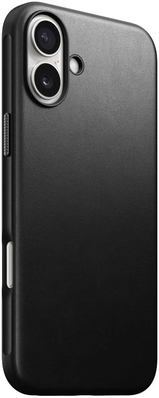 Dėklas Nomad Modern Leather case, juodas - iPhone 16 Plus