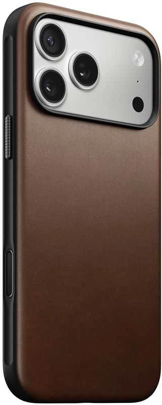 Nomad Modern Odinis dėklas, ruda - iPhone 17 Pro Max