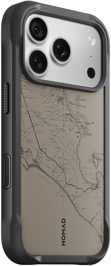 Nomad Rugged dėklas, balandra – iPhone 18 Pro/17 Pro