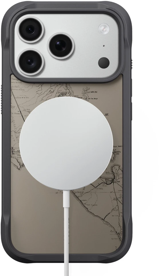 Nomad Rugged dėklas, balandra – iPhone 18 Pro/17 Pro