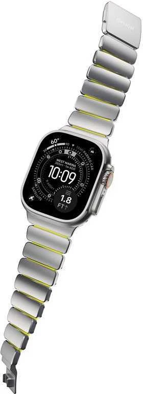Apyrankė Apyrankė Nomad Stratos Band, natural titanium, volt FKM - AW 45/46/49mm