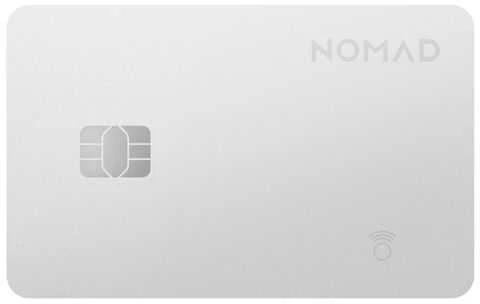 Nomad Sekimo kortelė Pro - Find My, balta