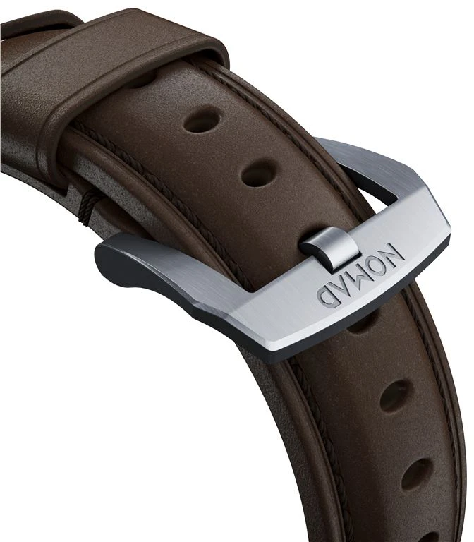Nomad Traditional Band, sidabrinis/ruda - AW Ultra 2/1 (49mm) 9/8/7 (45mm)/6/SE/5/4 (44mm)/3/2/1 (42mm)