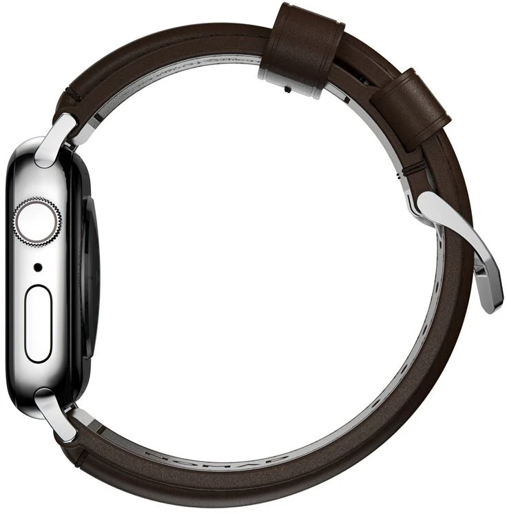 Nomad Traditional Band, sidabrinis/ruda - AW Ultra 2/1 (49mm) 9/8/7 (45mm)/6/SE/5/4 (44mm)/3/2/1 (42mm)