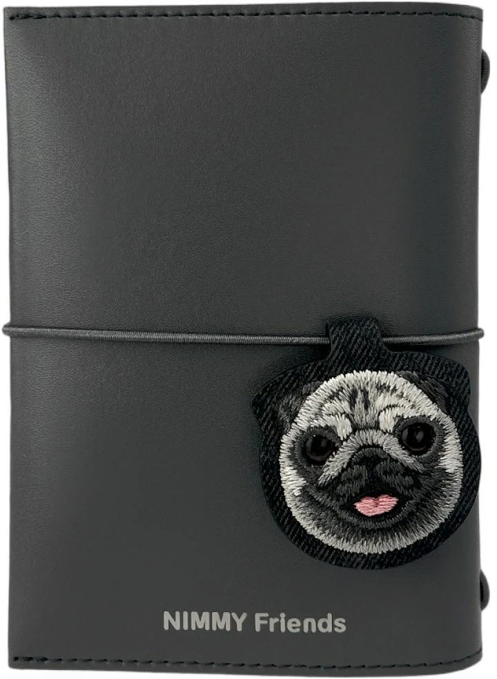 Notebook + pen Set 2-in-1 Nimmy New Big-Eye Cute Pets 2.0 Dog juodos spalvos