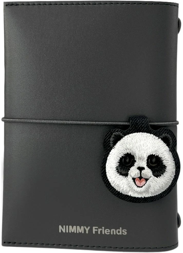 Notebook + pen Set 2-in-1 Nimmy New Big-Eye Cute Pets 2.0 Panda juodos spalvos
