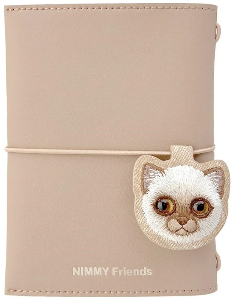 Užrašų knygelės ir rašiklio rinkinys 2 viename Nimmy New Big-Eye Cute Pets 2.0 Cat ruda