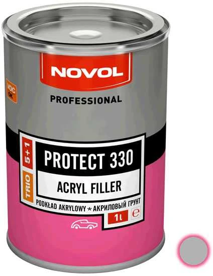 Novol Akrilinis gruntas PROTECT 330 5+1 HS pilkas 1 l