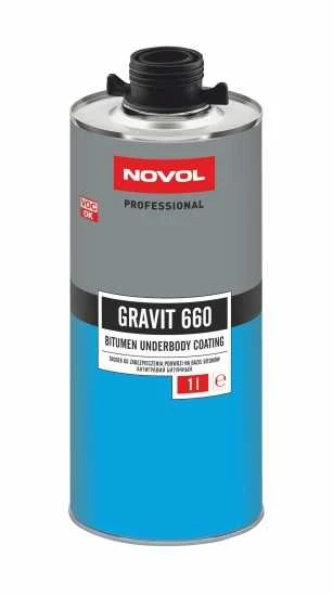 Novol Bituminė danga GRAVIT 660 juoda 1 l