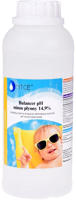 Ntce Balancer PH - minus 14.9% liquid to lower the pH of pool water 1L BA0572