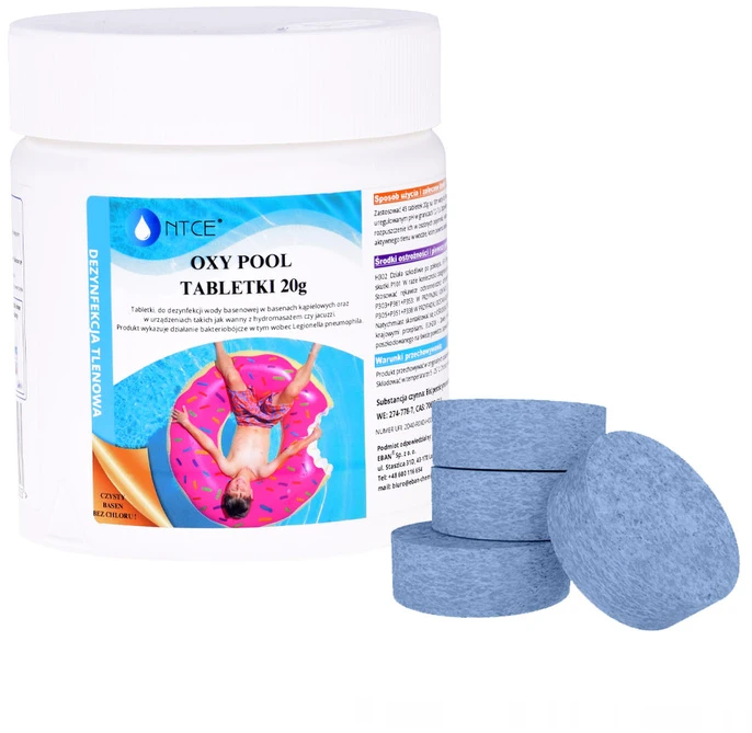 Ntce Oxy Pool oxygen tablets for water disinfection swimming pools jacuzzi 0.5kg BA0571