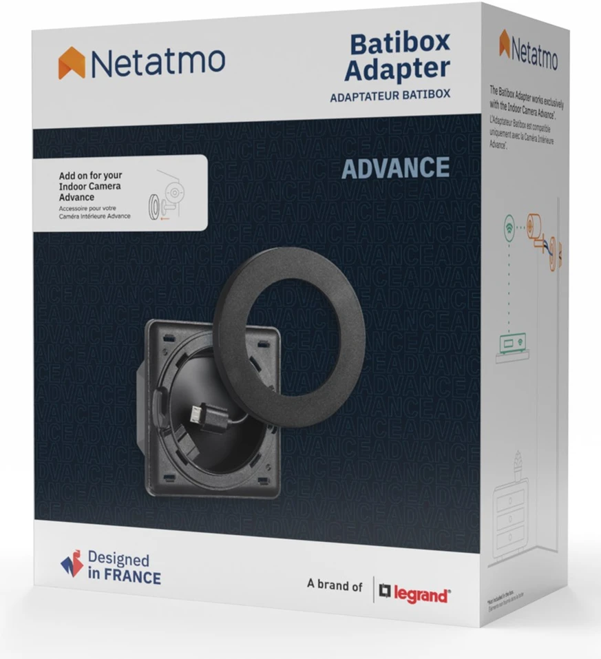 „Netatmo NPC Batibox“ adapteris, juodos spalvos, NAUJAS