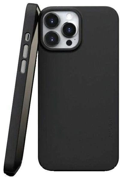 Karl Lagerfeld Apple Dėklas Nudient Thin V3 MagSafe skirtas iPhone 13 Pro Max juodos spalvos
