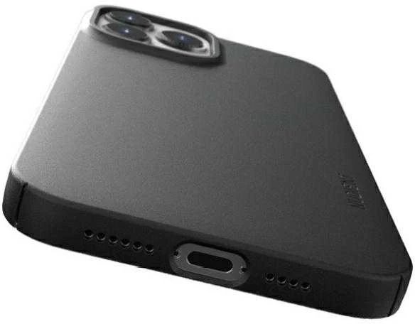 Karl Lagerfeld Apple Dėklas Nudient Thin V3 MagSafe skirtas iPhone 13 Pro Max juodos spalvos