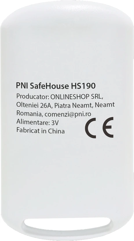 Nuotolinio valdymo pultelis PNI SafeHouse HS190 belaidei signalizacijos sistemai, 1 vnt.