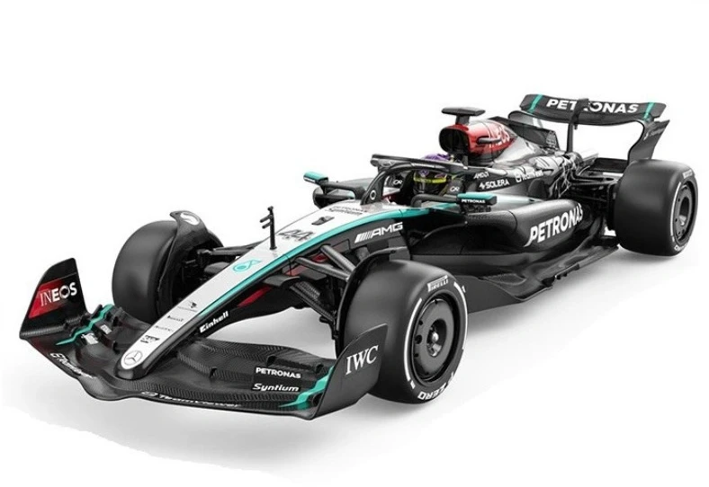 Nuotoliniu būdu valdomas automobilis Mercedes AMG F1 W15 E R/C, mastelis 1:12, Rastar 10250